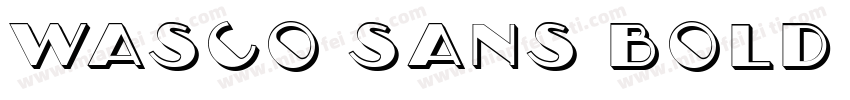 Wasco Sans Bold字体转换